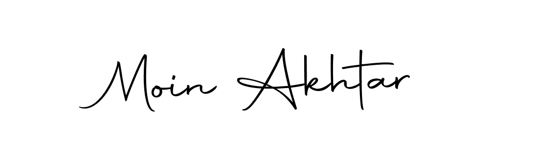 Design your own signature with our free online signature maker. With this signature software, you can create a handwritten (Autography-DOLnW) signature for name Moin Akhtar. Moin Akhtar signature style 10 images and pictures png