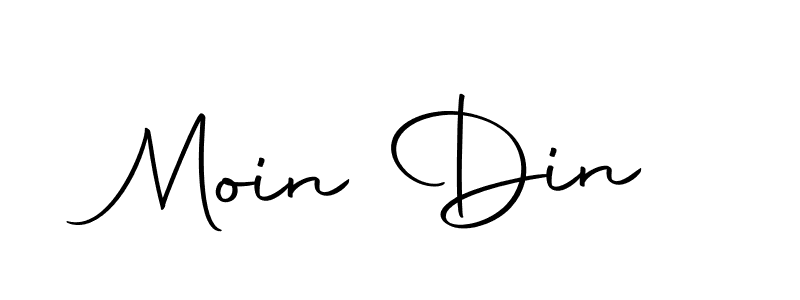 Use a signature maker to create a handwritten signature online. With this signature software, you can design (Autography-DOLnW) your own signature for name Moin Din. Moin Din signature style 10 images and pictures png