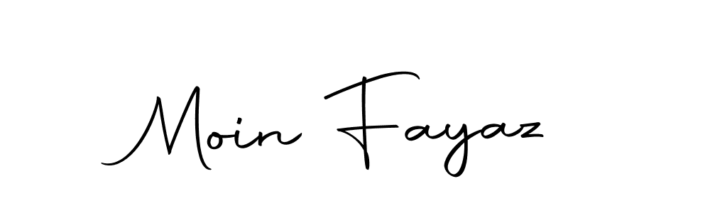 Design your own signature with our free online signature maker. With this signature software, you can create a handwritten (Autography-DOLnW) signature for name Moin Fayaz. Moin Fayaz signature style 10 images and pictures png