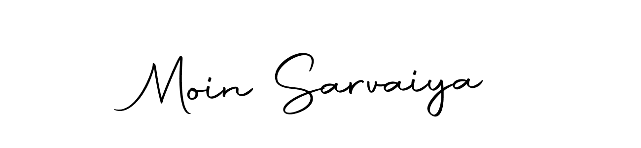 Create a beautiful signature design for name Moin Sarvaiya. With this signature (Autography-DOLnW) fonts, you can make a handwritten signature for free. Moin Sarvaiya signature style 10 images and pictures png