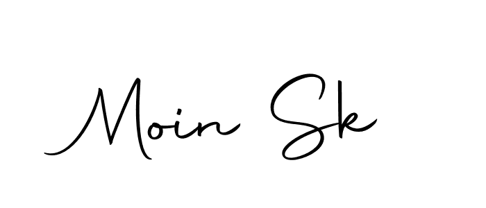 How to make Moin Sk name signature. Use Autography-DOLnW style for creating short signs online. This is the latest handwritten sign. Moin Sk signature style 10 images and pictures png