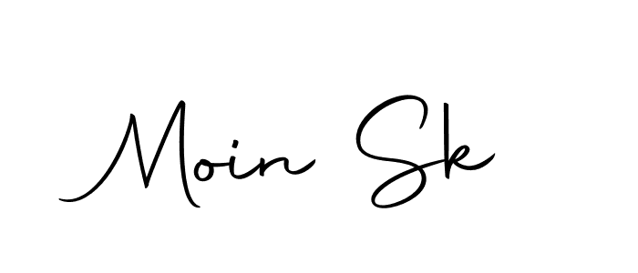 How to make Moin Sk name signature. Use Autography-DOLnW style for creating short signs online. This is the latest handwritten sign. Moin Sk signature style 10 images and pictures png