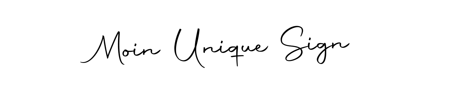 Use a signature maker to create a handwritten signature online. With this signature software, you can design (Autography-DOLnW) your own signature for name Moin Unique Sign. Moin Unique Sign signature style 10 images and pictures png