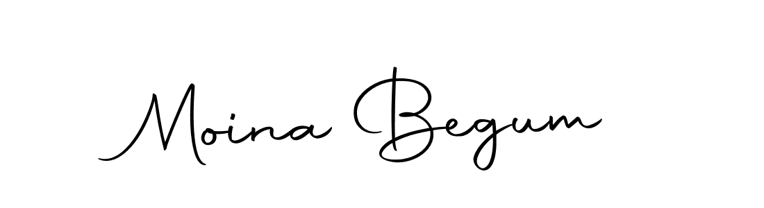 Make a beautiful signature design for name Moina Begum. Use this online signature maker to create a handwritten signature for free. Moina Begum signature style 10 images and pictures png