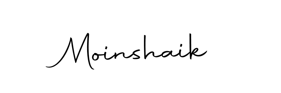 Create a beautiful signature design for name Moinshaik. With this signature (Autography-DOLnW) fonts, you can make a handwritten signature for free. Moinshaik signature style 10 images and pictures png