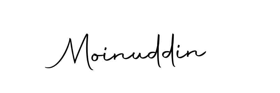 Make a beautiful signature design for name Moinuddin. With this signature (Autography-DOLnW) style, you can create a handwritten signature for free. Moinuddin signature style 10 images and pictures png