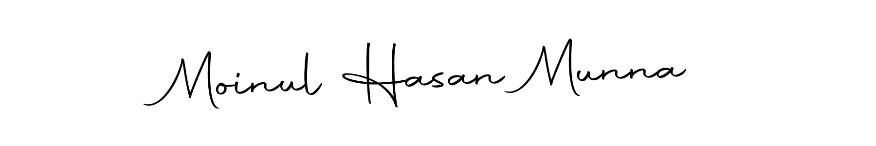 The best way (Autography-DOLnW) to make a short signature is to pick only two or three words in your name. The name Moinul Hasan Munna include a total of six letters. For converting this name. Moinul Hasan Munna signature style 10 images and pictures png