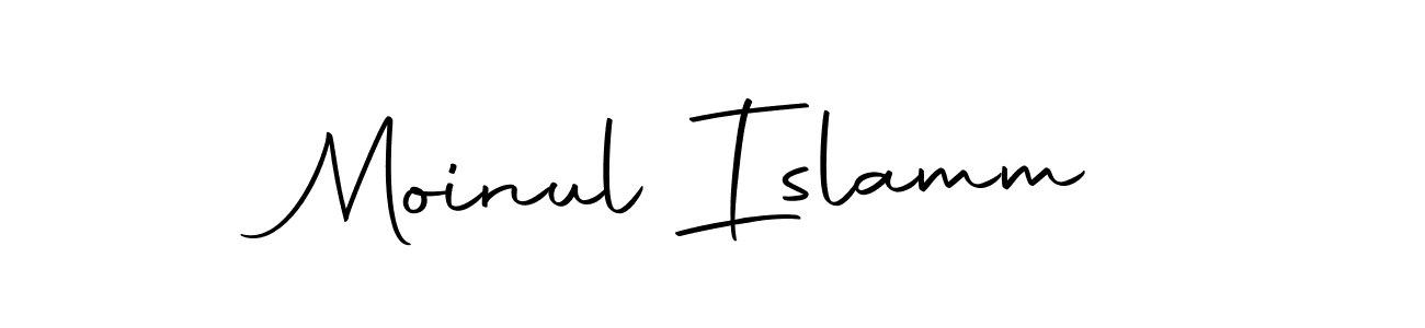 Use a signature maker to create a handwritten signature online. With this signature software, you can design (Autography-DOLnW) your own signature for name Moinul Islamm. Moinul Islamm signature style 10 images and pictures png