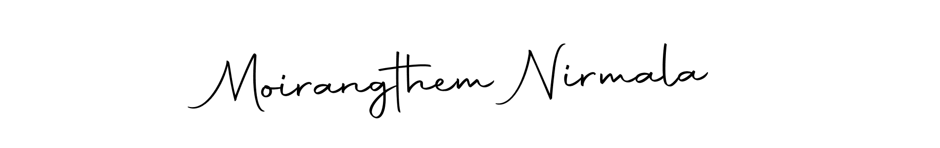 Make a beautiful signature design for name Moirangthem Nirmala. Use this online signature maker to create a handwritten signature for free. Moirangthem Nirmala signature style 10 images and pictures png