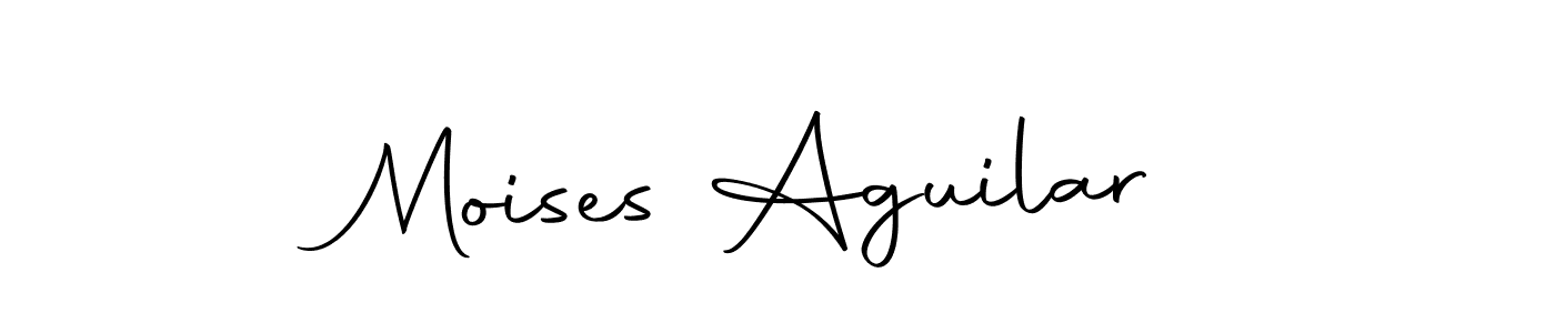 Create a beautiful signature design for name Moises Aguilar. With this signature (Autography-DOLnW) fonts, you can make a handwritten signature for free. Moises Aguilar signature style 10 images and pictures png