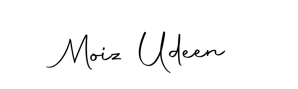 The best way (Autography-DOLnW) to make a short signature is to pick only two or three words in your name. The name Moiz Udeen include a total of six letters. For converting this name. Moiz Udeen signature style 10 images and pictures png