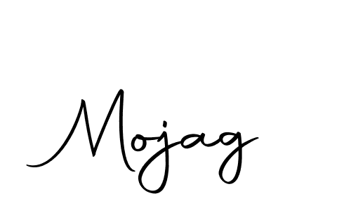 You should practise on your own different ways (Autography-DOLnW) to write your name (Mojag) in signature. don't let someone else do it for you. Mojag signature style 10 images and pictures png