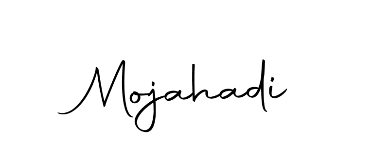 Use a signature maker to create a handwritten signature online. With this signature software, you can design (Autography-DOLnW) your own signature for name Mojahadi. Mojahadi signature style 10 images and pictures png