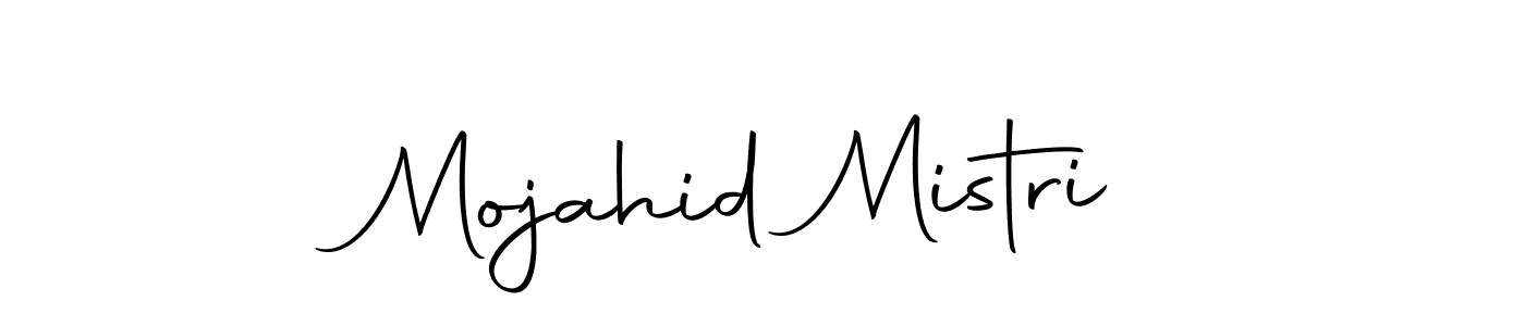 Also we have Mojahid Mistri name is the best signature style. Create professional handwritten signature collection using Autography-DOLnW autograph style. Mojahid Mistri signature style 10 images and pictures png