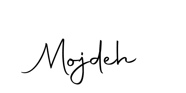 Make a beautiful signature design for name Mojdeh. With this signature (Autography-DOLnW) style, you can create a handwritten signature for free. Mojdeh signature style 10 images and pictures png