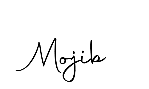 Mojib stylish signature style. Best Handwritten Sign (Autography-DOLnW) for my name. Handwritten Signature Collection Ideas for my name Mojib. Mojib signature style 10 images and pictures png