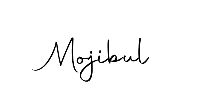 Use a signature maker to create a handwritten signature online. With this signature software, you can design (Autography-DOLnW) your own signature for name Mojibul. Mojibul signature style 10 images and pictures png