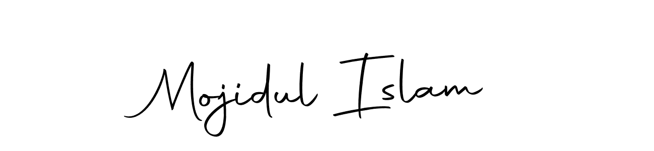 Create a beautiful signature design for name Mojidul Islam. With this signature (Autography-DOLnW) fonts, you can make a handwritten signature for free. Mojidul Islam signature style 10 images and pictures png