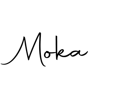 How to make Moka signature? Autography-DOLnW is a professional autograph style. Create handwritten signature for Moka name. Moka signature style 10 images and pictures png