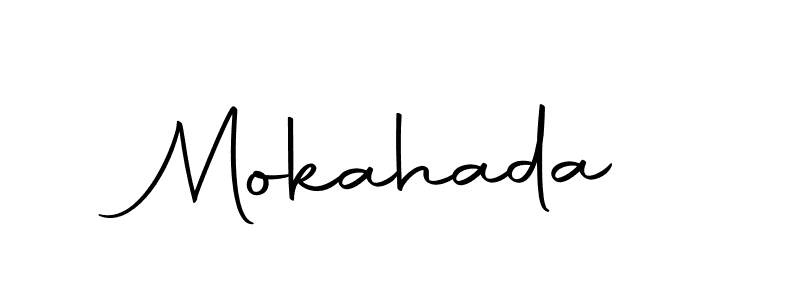 The best way (Autography-DOLnW) to make a short signature is to pick only two or three words in your name. The name Mokahada include a total of six letters. For converting this name. Mokahada signature style 10 images and pictures png
