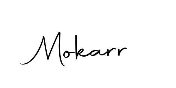 Create a beautiful signature design for name Mokarr. With this signature (Autography-DOLnW) fonts, you can make a handwritten signature for free. Mokarr signature style 10 images and pictures png