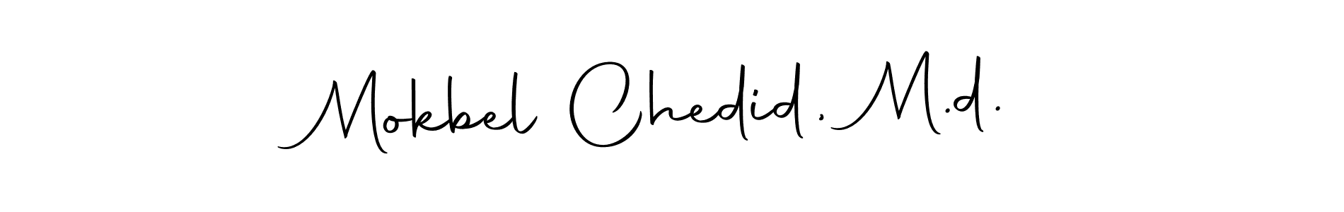 This is the best signature style for the Mokbel Chedid, M.d. name. Also you like these signature font (Autography-DOLnW). Mix name signature. Mokbel Chedid, M.d. signature style 10 images and pictures png