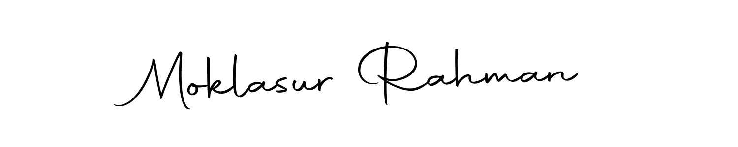 The best way (Autography-DOLnW) to make a short signature is to pick only two or three words in your name. The name Moklasur Rahman include a total of six letters. For converting this name. Moklasur Rahman signature style 10 images and pictures png