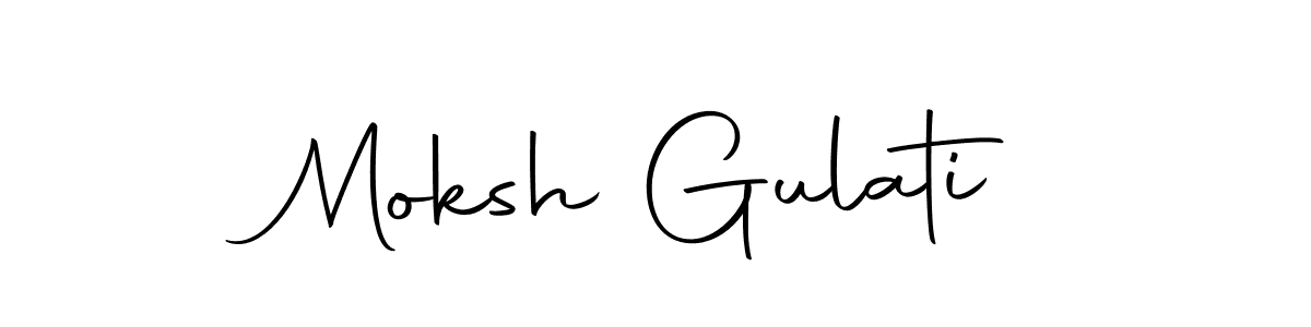 Make a beautiful signature design for name Moksh Gulati. Use this online signature maker to create a handwritten signature for free. Moksh Gulati signature style 10 images and pictures png