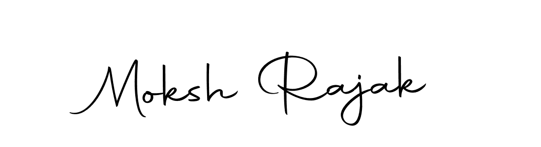 Make a short Moksh Rajak signature style. Manage your documents anywhere anytime using Autography-DOLnW. Create and add eSignatures, submit forms, share and send files easily. Moksh Rajak signature style 10 images and pictures png