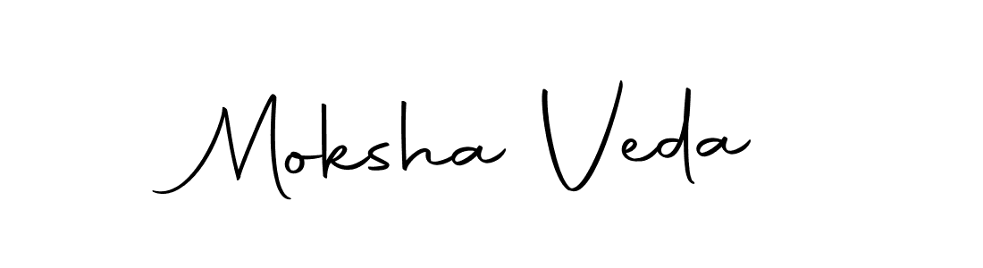 You should practise on your own different ways (Autography-DOLnW) to write your name (Moksha Veda) in signature. don't let someone else do it for you. Moksha Veda signature style 10 images and pictures png