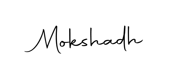 How to make Mokshadh name signature. Use Autography-DOLnW style for creating short signs online. This is the latest handwritten sign. Mokshadh signature style 10 images and pictures png