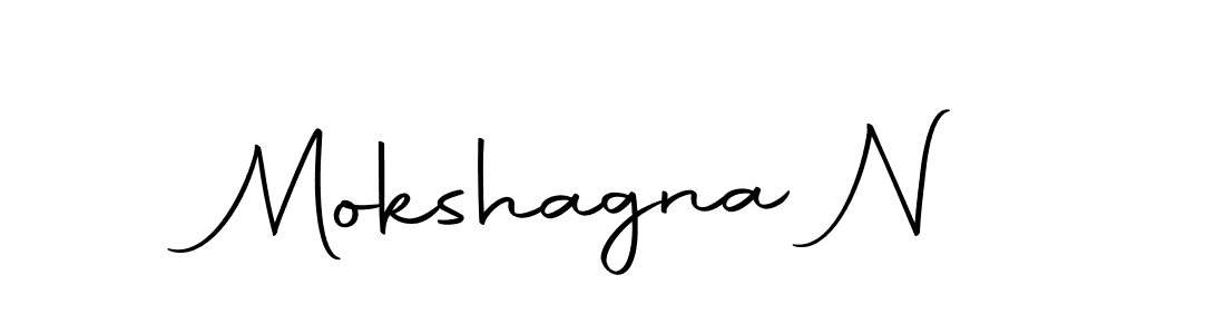 How to make Mokshagna N signature? Autography-DOLnW is a professional autograph style. Create handwritten signature for Mokshagna N name. Mokshagna N signature style 10 images and pictures png