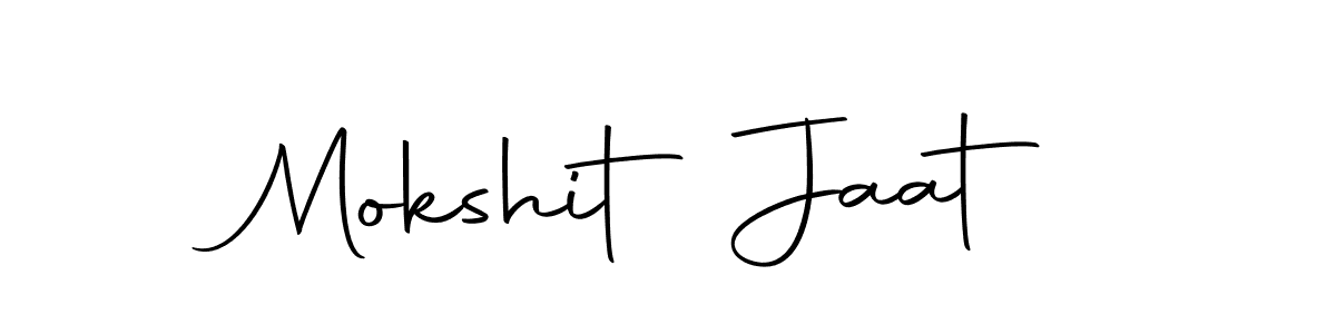 Create a beautiful signature design for name Mokshit Jaat. With this signature (Autography-DOLnW) fonts, you can make a handwritten signature for free. Mokshit Jaat signature style 10 images and pictures png