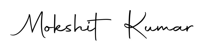 A modern signature idea for name Mokshit Kumar using Autography-DOLnW font. Clean strokes and elegant curves make it stand out instantly. Mokshit Kumar signature style 10 images and pictures png