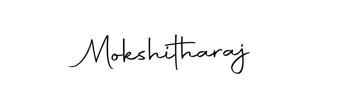 Create a beautiful signature design for name Mokshitharaj. With this signature (Autography-DOLnW) fonts, you can make a handwritten signature for free. Mokshitharaj signature style 10 images and pictures png