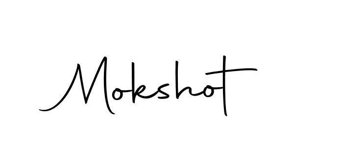 Mokshot stylish signature style. Best Handwritten Sign (Autography-DOLnW) for my name. Handwritten Signature Collection Ideas for my name Mokshot. Mokshot signature style 10 images and pictures png