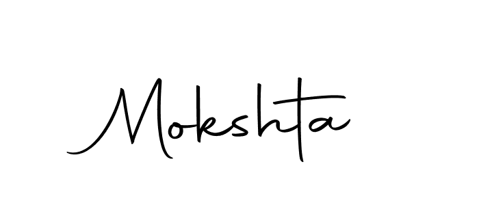 How to make Mokshta name signature. Use Autography-DOLnW style for creating short signs online. This is the latest handwritten sign. Mokshta signature style 10 images and pictures png