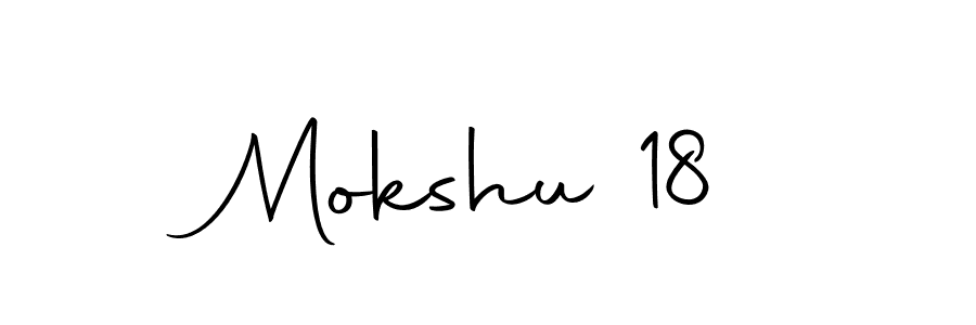 Mokshu 18 stylish signature style. Best Handwritten Sign (Autography-DOLnW) for my name. Handwritten Signature Collection Ideas for my name Mokshu 18. Mokshu 18 signature style 10 images and pictures png