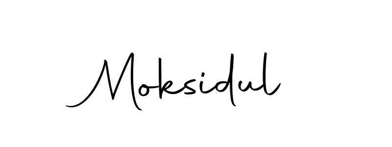 How to make Moksidul name signature. Use Autography-DOLnW style for creating short signs online. This is the latest handwritten sign. Moksidul signature style 10 images and pictures png