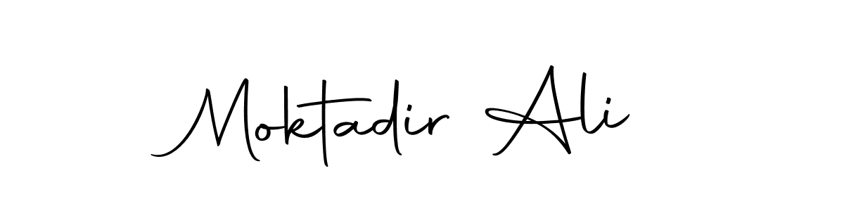 Design your own signature with our free online signature maker. With this signature software, you can create a handwritten (Autography-DOLnW) signature for name Moktadir Ali. Moktadir Ali signature style 10 images and pictures png