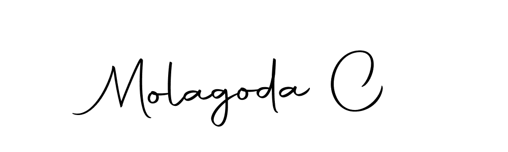 Molagoda C stylish signature style. Best Handwritten Sign (Autography-DOLnW) for my name. Handwritten Signature Collection Ideas for my name Molagoda C. Molagoda C signature style 10 images and pictures png