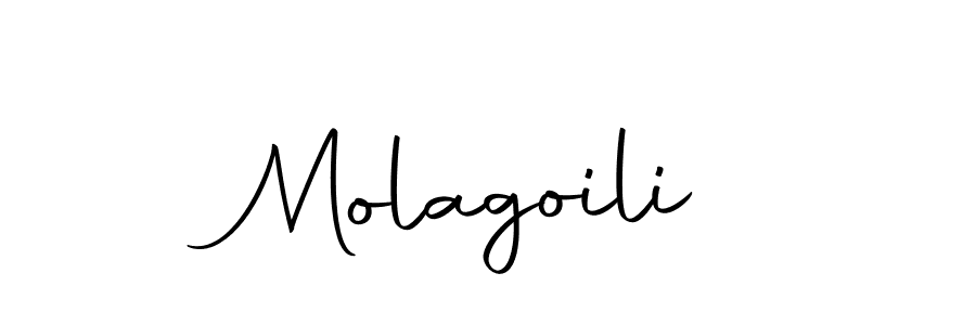 Design your own signature with our free online signature maker. With this signature software, you can create a handwritten (Autography-DOLnW) signature for name Molagoili. Molagoili signature style 10 images and pictures png