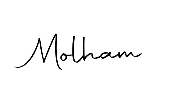 if you are searching for the best signature style for your name Molham. so please give up your signature search. here we have designed multiple signature styles  using Autography-DOLnW. Molham signature style 10 images and pictures png