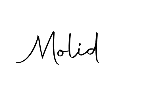 The best way (Autography-DOLnW) to make a short signature is to pick only two or three words in your name. The name Molid include a total of six letters. For converting this name. Molid signature style 10 images and pictures png