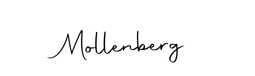 Make a beautiful signature design for name Mollenberg. With this signature (Autography-DOLnW) style, you can create a handwritten signature for free. Mollenberg signature style 10 images and pictures png