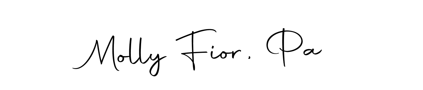 Make a beautiful signature design for name Molly Fior, Pa. With this signature (Autography-DOLnW) style, you can create a handwritten signature for free. Molly Fior, Pa signature style 10 images and pictures png