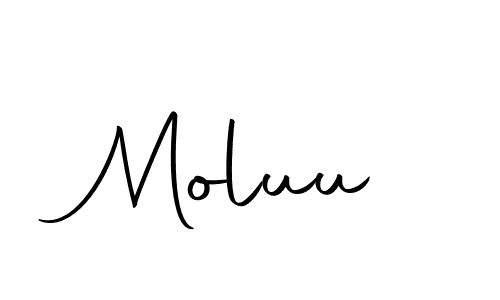 if you are searching for the best signature style for your name Moluu. so please give up your signature search. here we have designed multiple signature styles  using Autography-DOLnW. Moluu signature style 10 images and pictures png