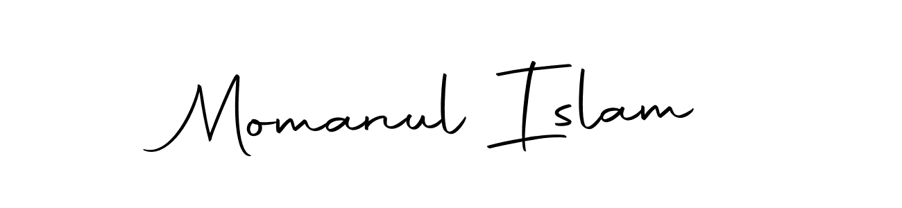 Create a beautiful signature design for name Momanul Islam. With this signature (Autography-DOLnW) fonts, you can make a handwritten signature for free. Momanul Islam signature style 10 images and pictures png