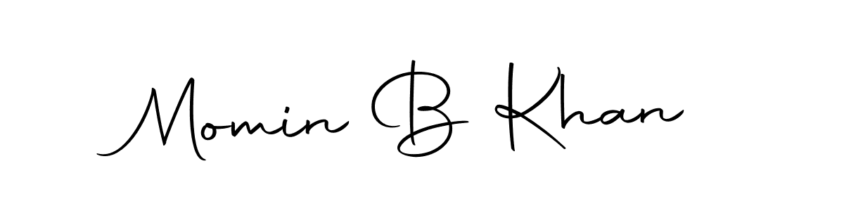 Make a beautiful signature design for name Momin B Khan. Use this online signature maker to create a handwritten signature for free. Momin B Khan signature style 10 images and pictures png