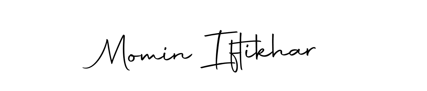 Make a beautiful signature design for name Momin Iftikhar. With this signature (Autography-DOLnW) style, you can create a handwritten signature for free. Momin Iftikhar signature style 10 images and pictures png